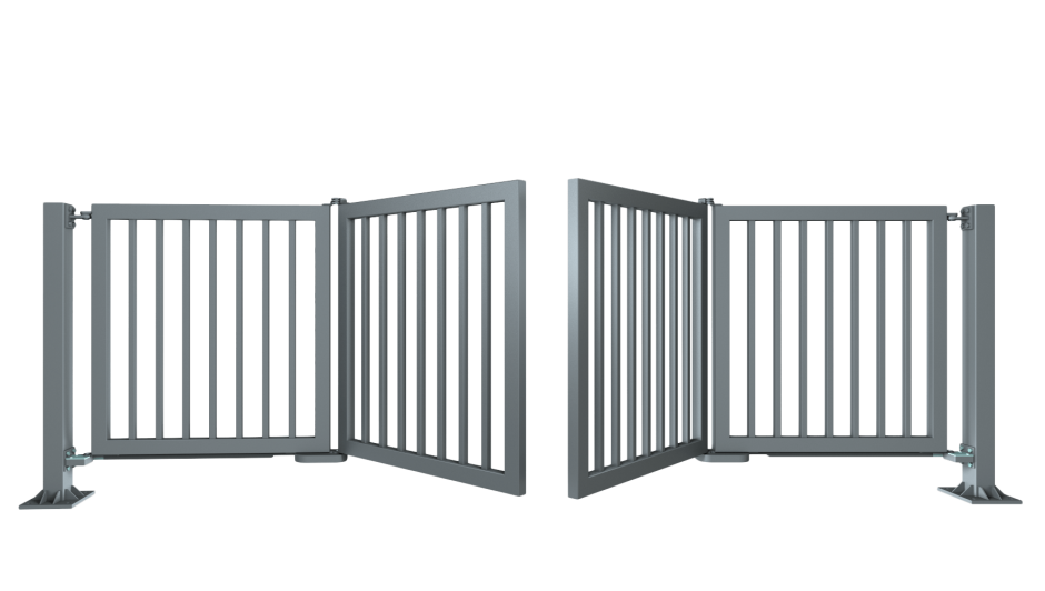 Складная металлическая ограда