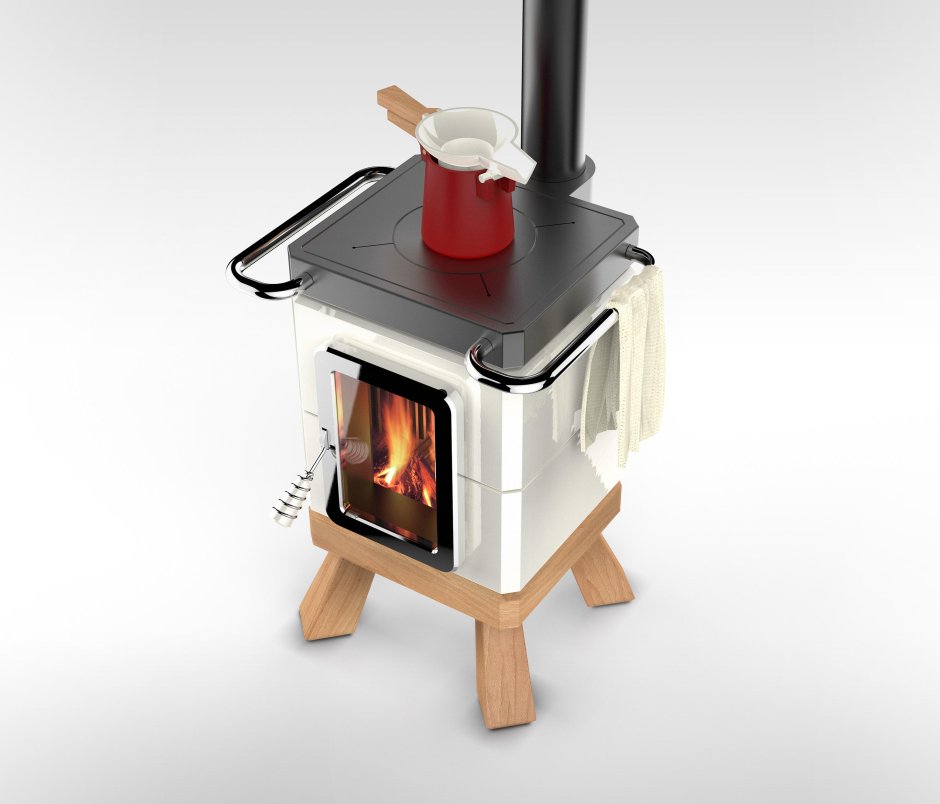 Дровяная мини печка камелёк