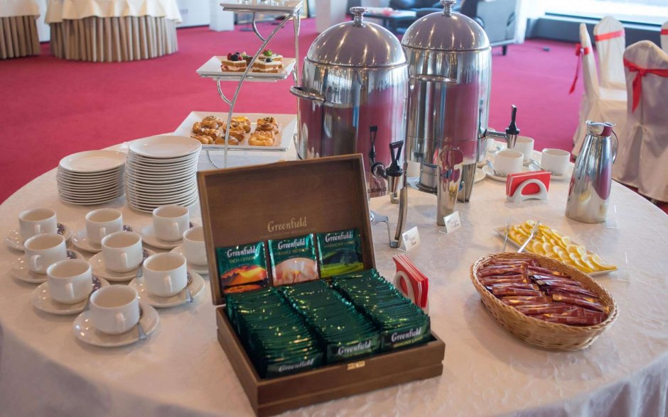 Чайный стол на мероприятии