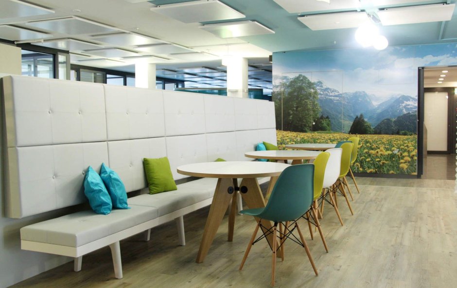 Чайная зона в офисе