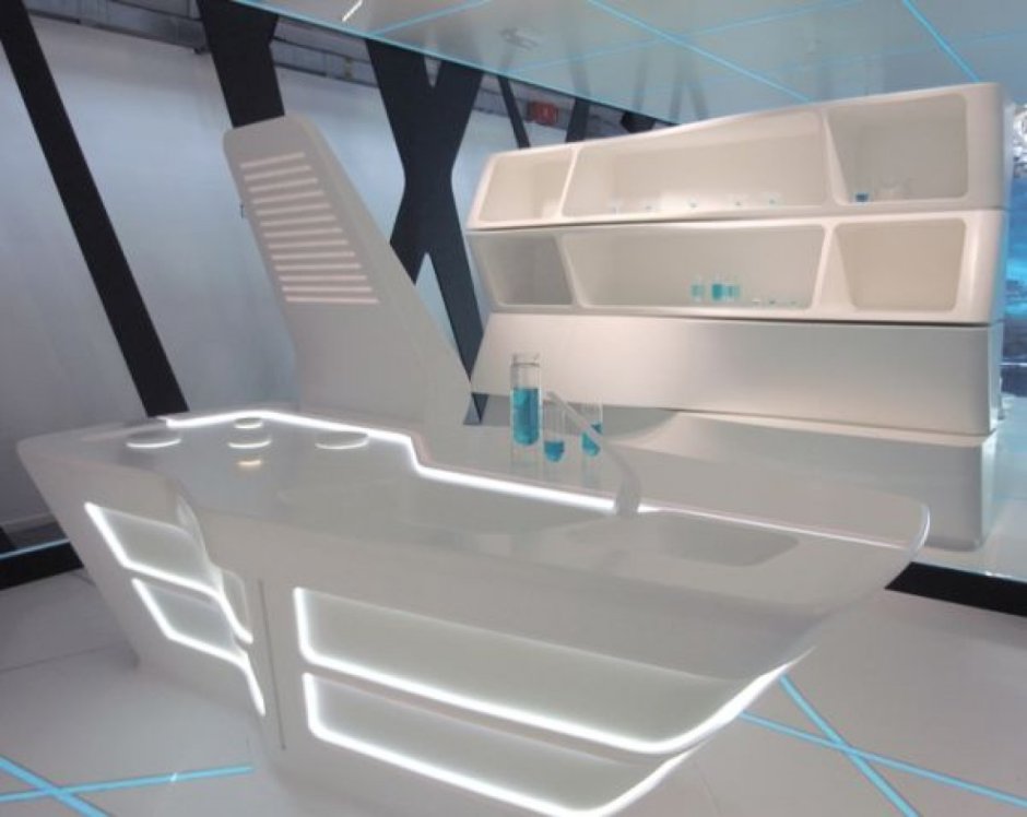 Футуристическая барная стойка