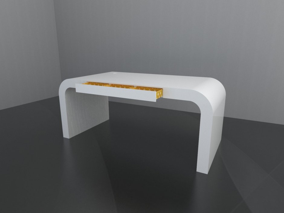 Письменный стол из акрилового камня